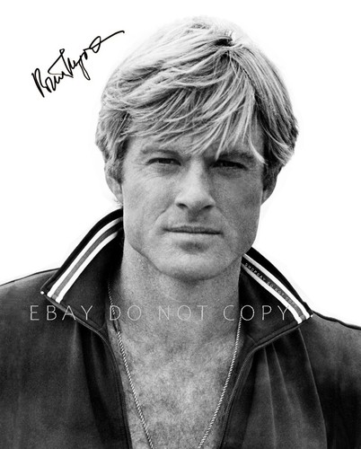 Robert redford signed photo - robert,